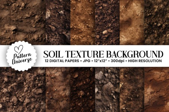 Earthy Elegance: Using Soil Texture Seamless Backgrounds