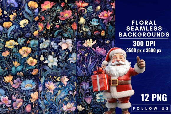Elevate Your Designs with Floral Seamless Backgrounds