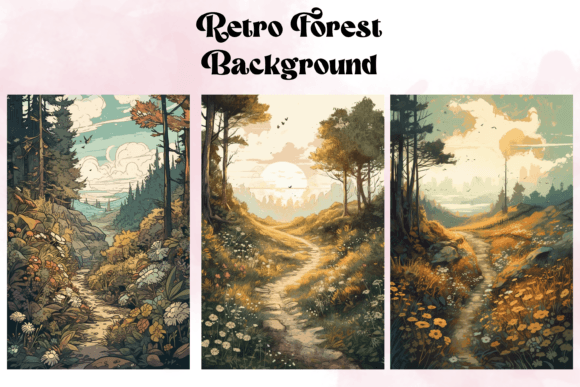 Forest Backgrounds: Your Toolkit for Organic Design Projects