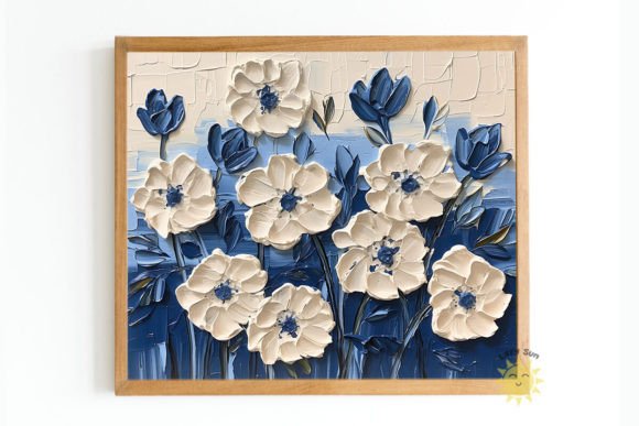 Impasto Flowers Painting Backgrounds: A Designer's Texture Toolkit