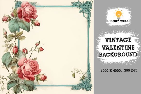 Timeless Romance: Vintage Valentine's Day Backgrounds Paper