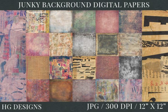 Unlock Authentic Texture: Mastering Junky Backgrounds Digital Papers