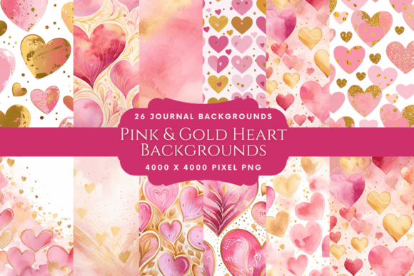 Unlocking Elegance: The Power of Pink & Gold Heart Backgrounds