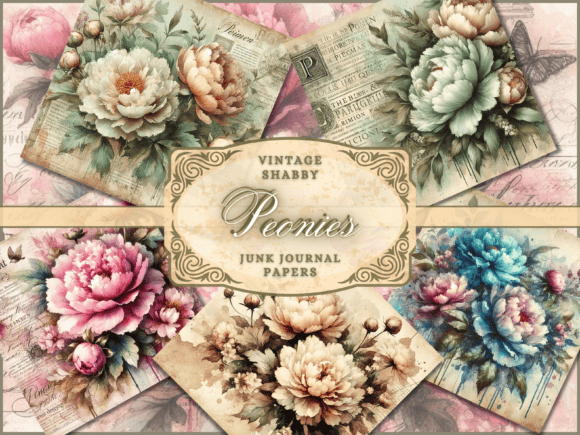 Vintage Floral Backgrounds Peony Flowers: A Guide to Nostalgic Design