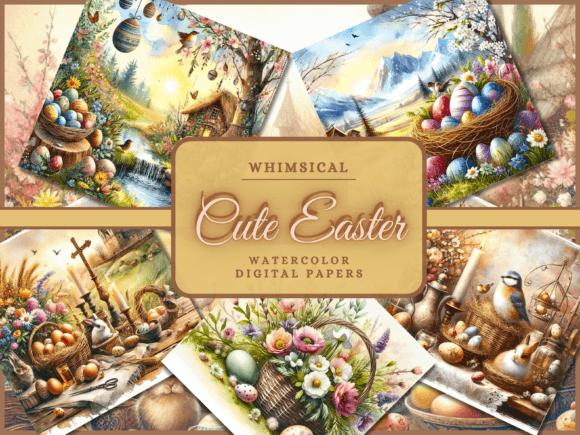 Watercolor Easter Backgrounds Easter Art: A Designer's Guide