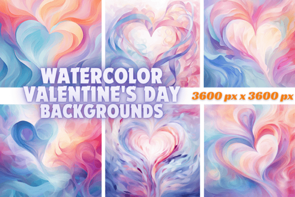 Watercolor Valentine's Day Backgrounds: A Designer's Guide to Romantic Visuals