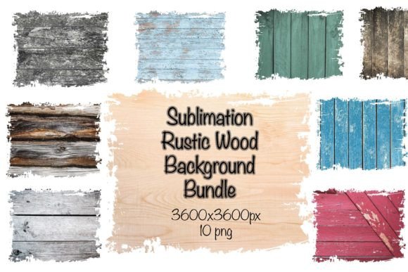 Wood Backgrounds: The Sublimation Texture for Realistic Crafts